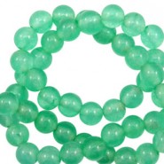 Jade Naturstein Perlen rund 8mm Jade Green opal